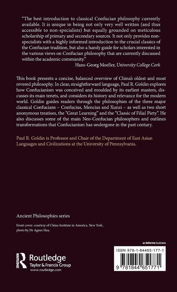 Weitere Ansicht: Confucianism | Paul R. Goldin
