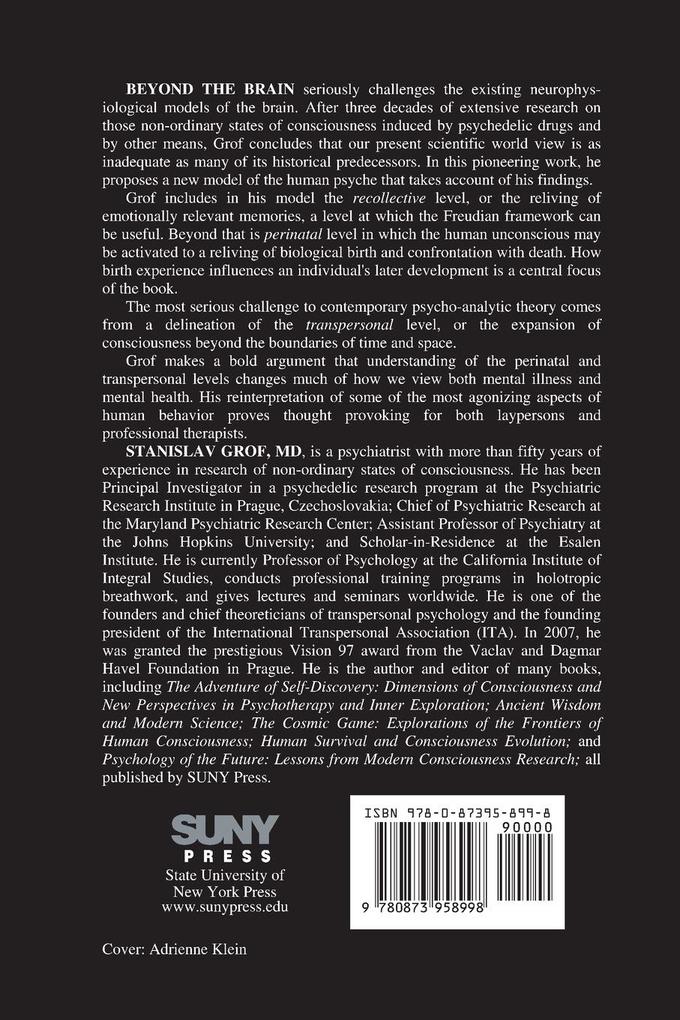 Weitere Ansicht: Beyond the Brain | Stanislav Grof