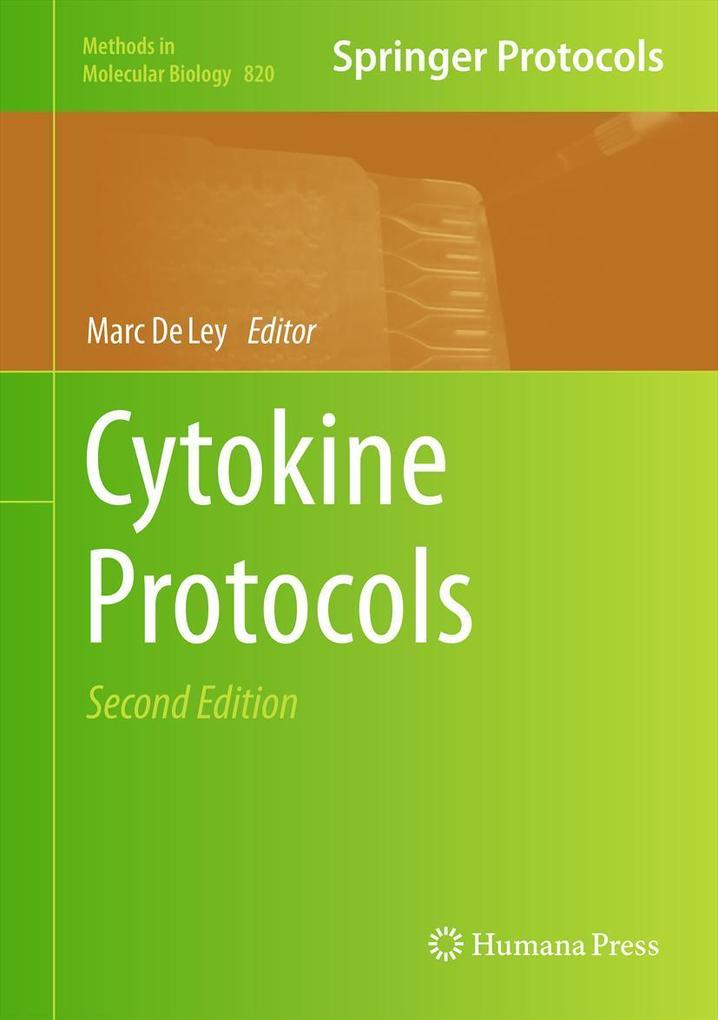 Produktbild: Cytokine Protocols