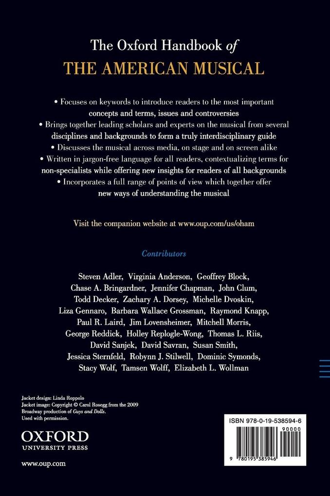 Weitere Ansicht: The Oxford Handbook of The American Musical | Knapp