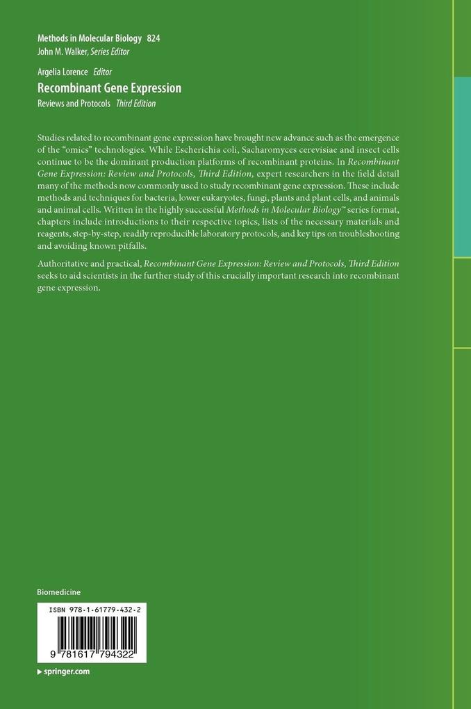 Weitere Ansicht: Recombinant Gene Expression