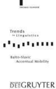 Produktbild: Balto-Slavic Accentual Mobility | Thomas Olander