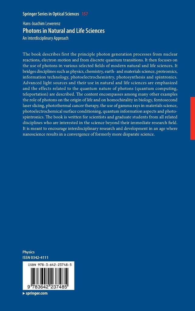 Weitere Ansicht: Photons in Natural and Life Sciences | Hans-Joachim Lewerenz