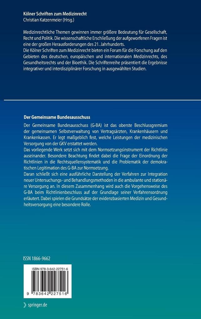 Weitere Ansicht: Der Gemeinsame Bundesausschuss | Christian Zimmermann