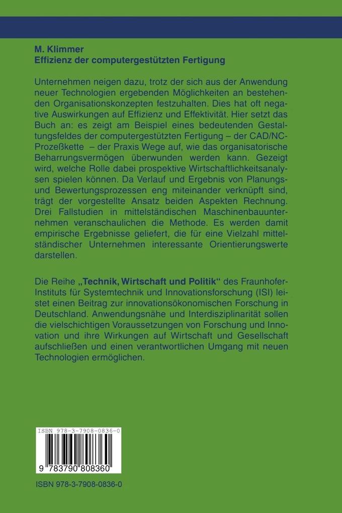Weitere Ansicht: Effizienz der computergestützten Fertigung | Matthias Klimmer