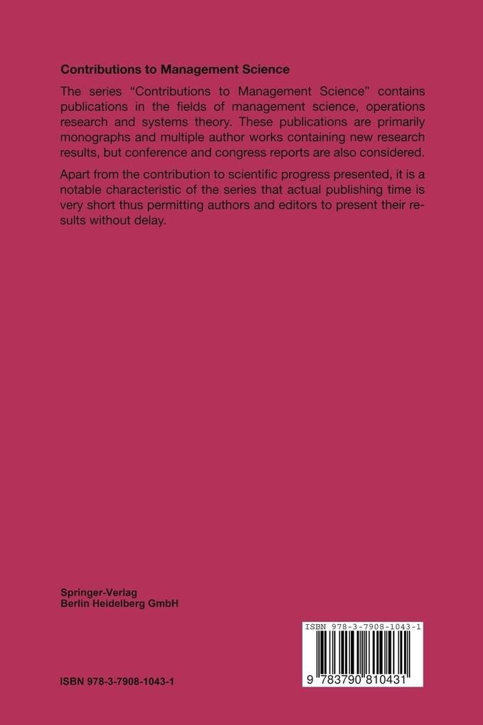 Weitere Ansicht: New Operational Approaches for Financial Modelling | Constantin Zopounidis