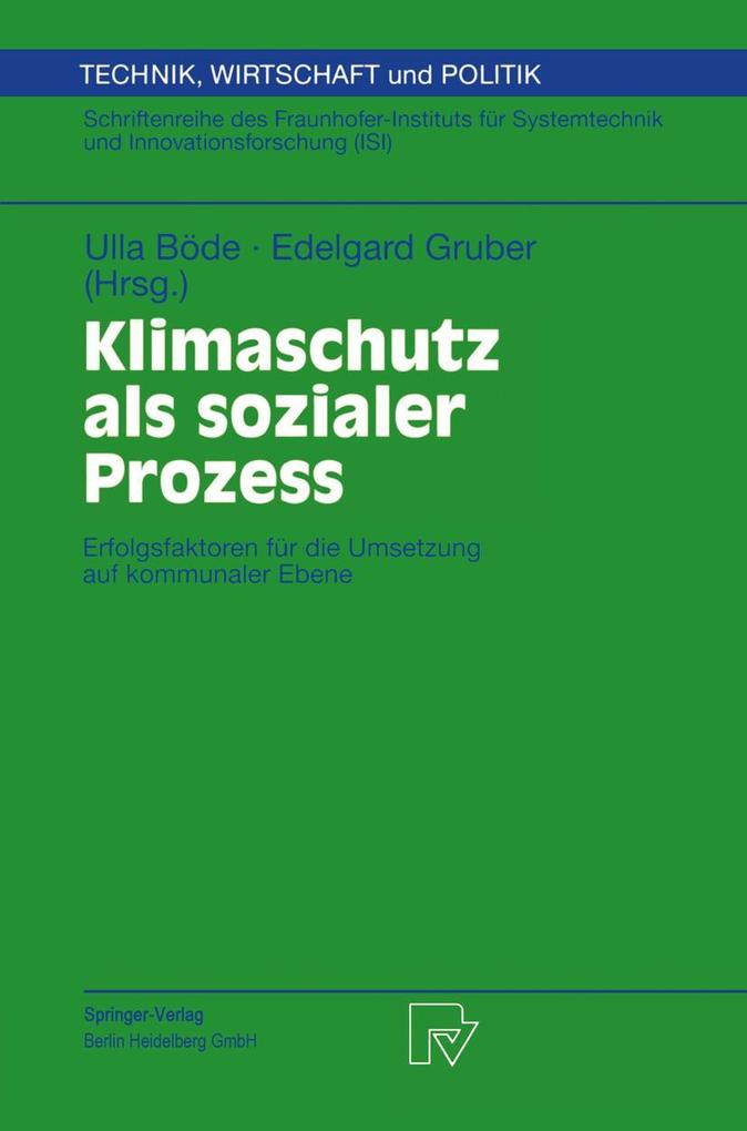 Produktbild: Klimaschutz als sozialer Prozess