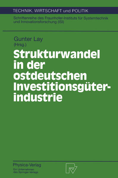 Produktbild: Strukturwandel in der ostdeutschen Investitionsgüterindustrie | Gunter Lay