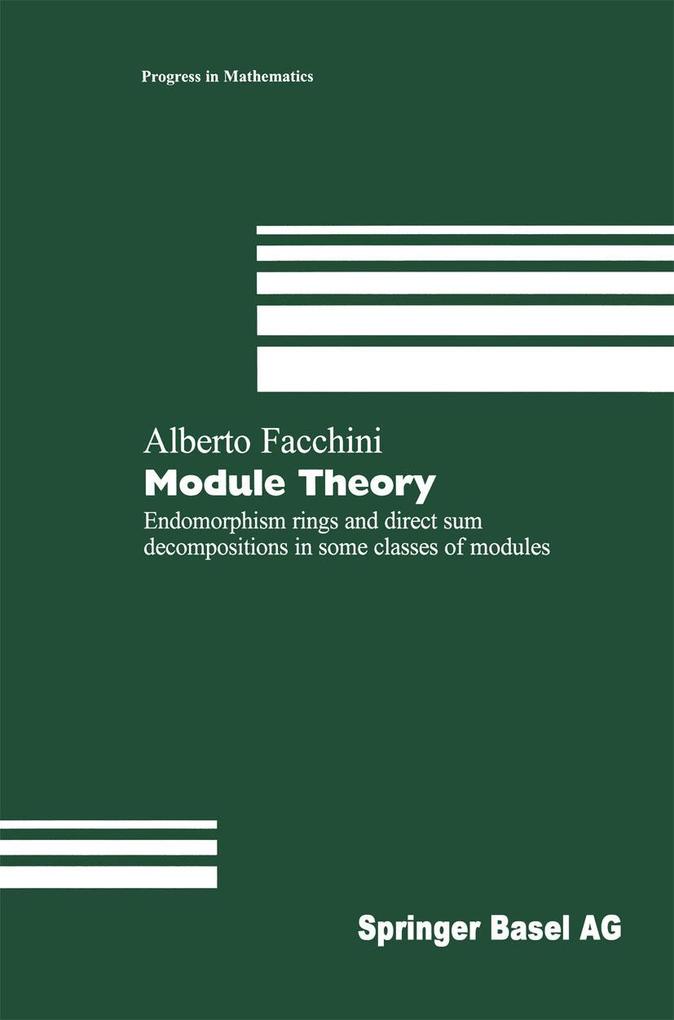 Produktbild: Module Theory | Alberto Facchini