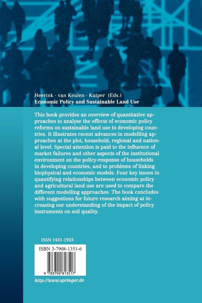 Weitere Ansicht: Economic Policy and Sustainable Land Use