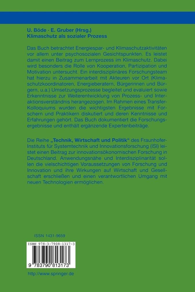 Weitere Ansicht: Klimaschutz als sozialer Prozess