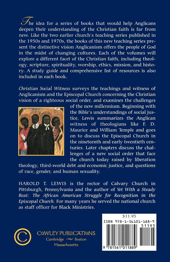 Weitere Ansicht: Christian Social Witness | Harold T. Lewis