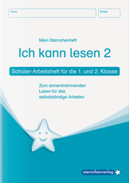 Produktbild: Ich kann lesen 2. Schüler-Arbeitsheft für die 1. und 2. Klasse | Katrin Langhans, sternchenverlag GmbH
