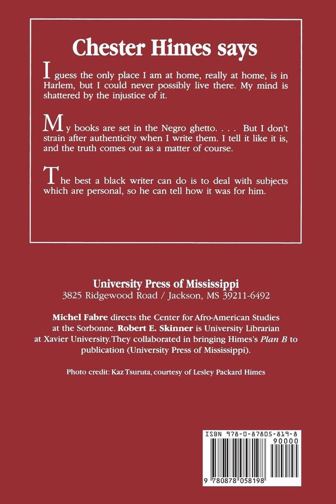 Weitere Ansicht: Conversations with Chester Himes