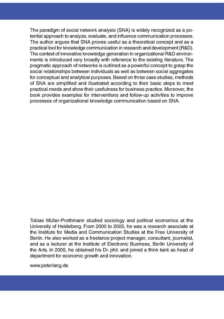 Weitere Ansicht: Leveraging Knowledge Communication for Innovation | Tobias Müller-Prothmann