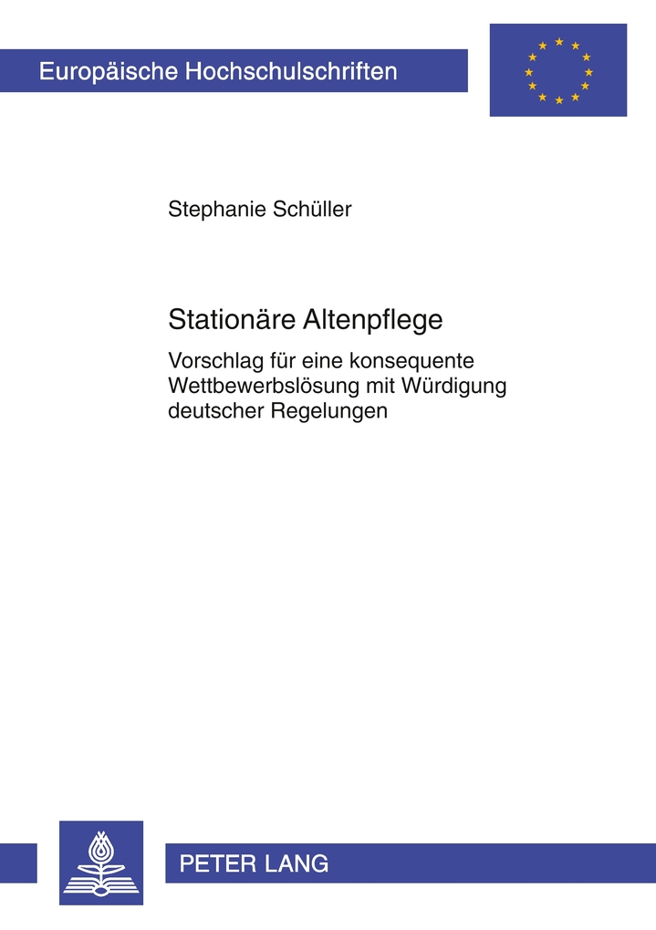 Produktbild: Stationäre Altenpflege | Stephanie Schüller
