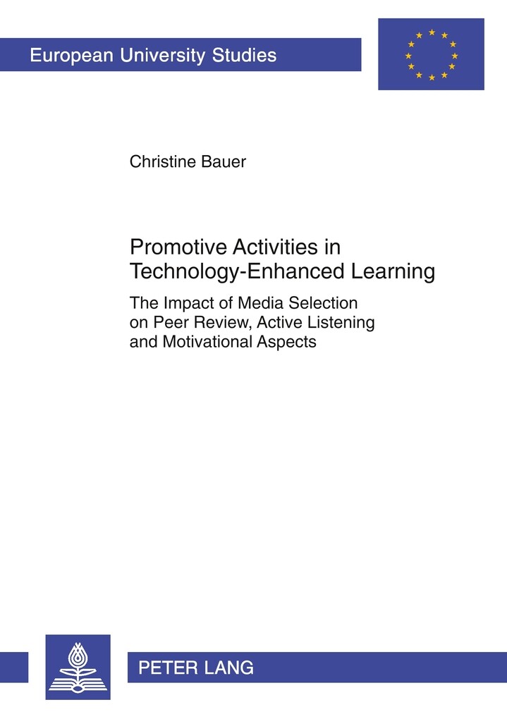 Produktbild: Promotive Activities in Technology-Enhanced Learning | Christine Bauer