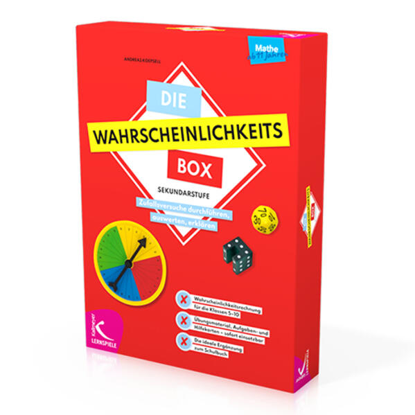 Produktbild: Die Wahrscheinlichkeits-Box Sekundarstufe 1 | Andreas Koepsell