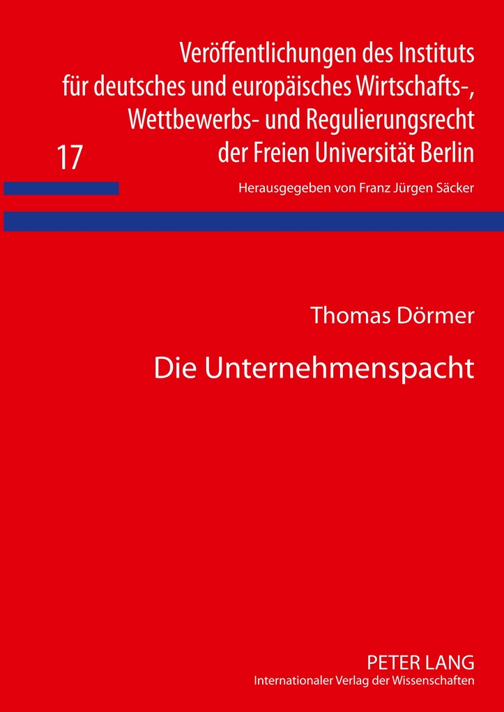 Produktbild: Die Unternehmenspacht | Thomas Dörmer