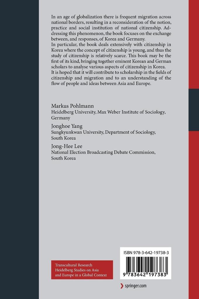 Weitere Ansicht: Citizenship and Migration in the Era of Globalization