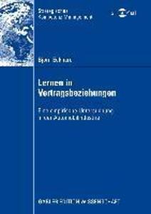 Produktbild: Lernen in Vertragsbeziehungen | Björn Eckhard