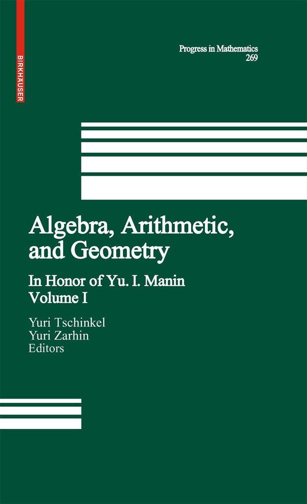Produktbild: Algebra, Arithmetic, and Geometry