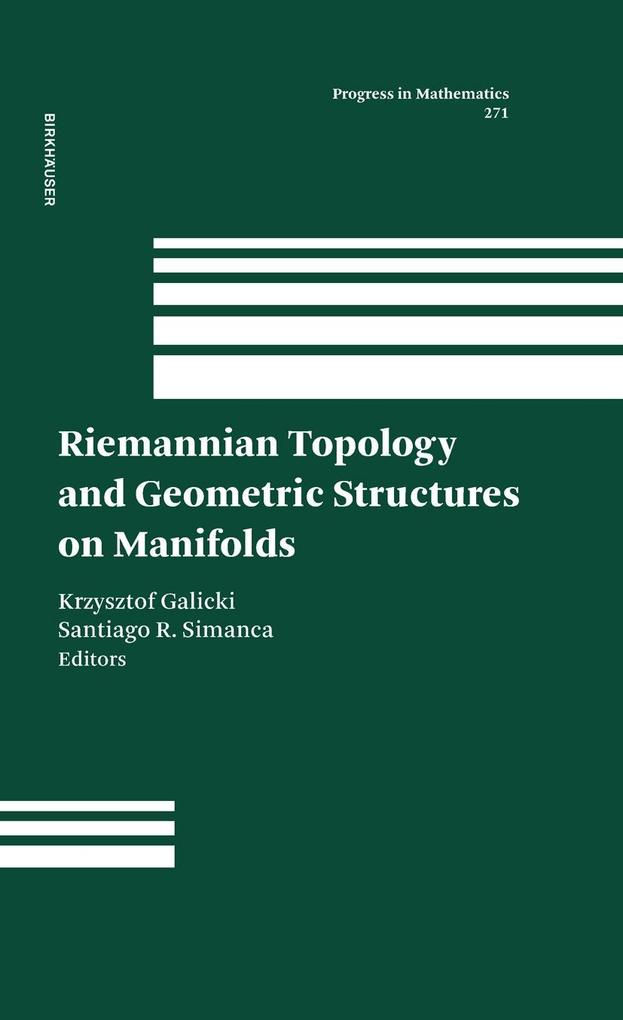 Produktbild: Riemannian Topology and Geometric Structures on Manifolds
