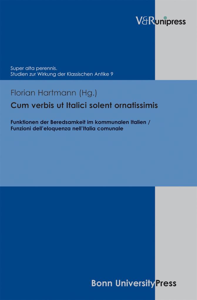 Produktbild: Cum verbis ut Italici solent ornatissimis