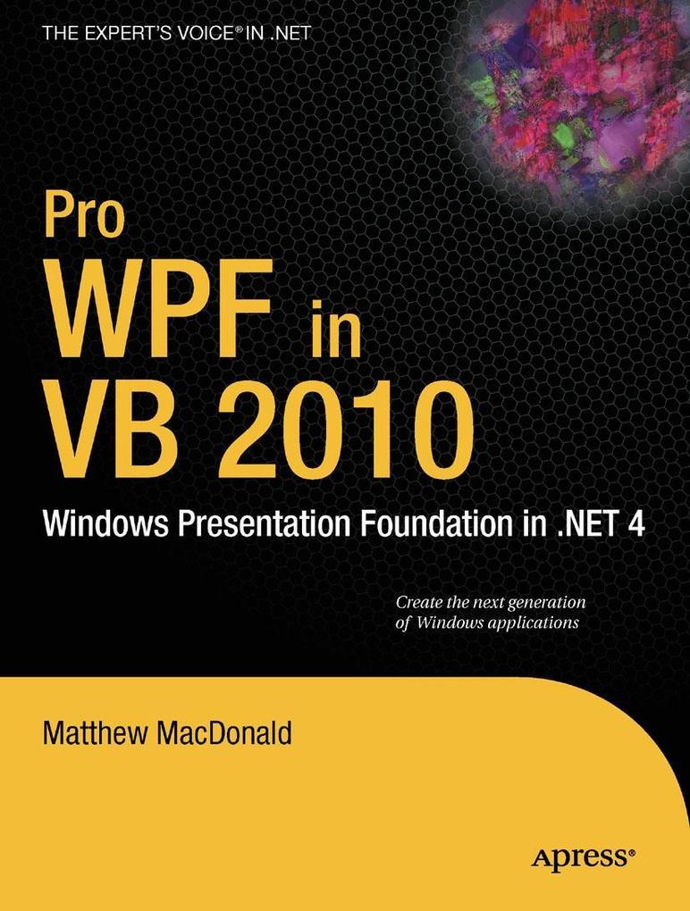 Produktbild: Pro WPF in VB 2010 | Matthew MacDonald
