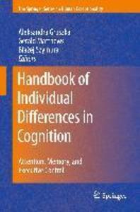 Produktbild: Handbook of Individual Differences in Cognition