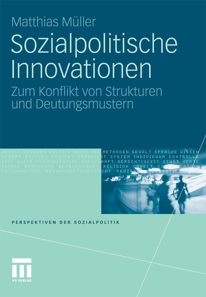 Produktbild: Sozialpolitische Innovationen | Matthias Müller