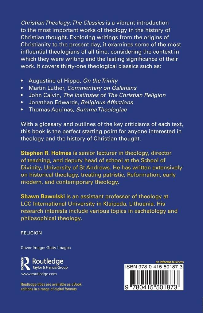 Weitere Ansicht: Christian Theology | Stephen R Holmes, Shawn Bawulski