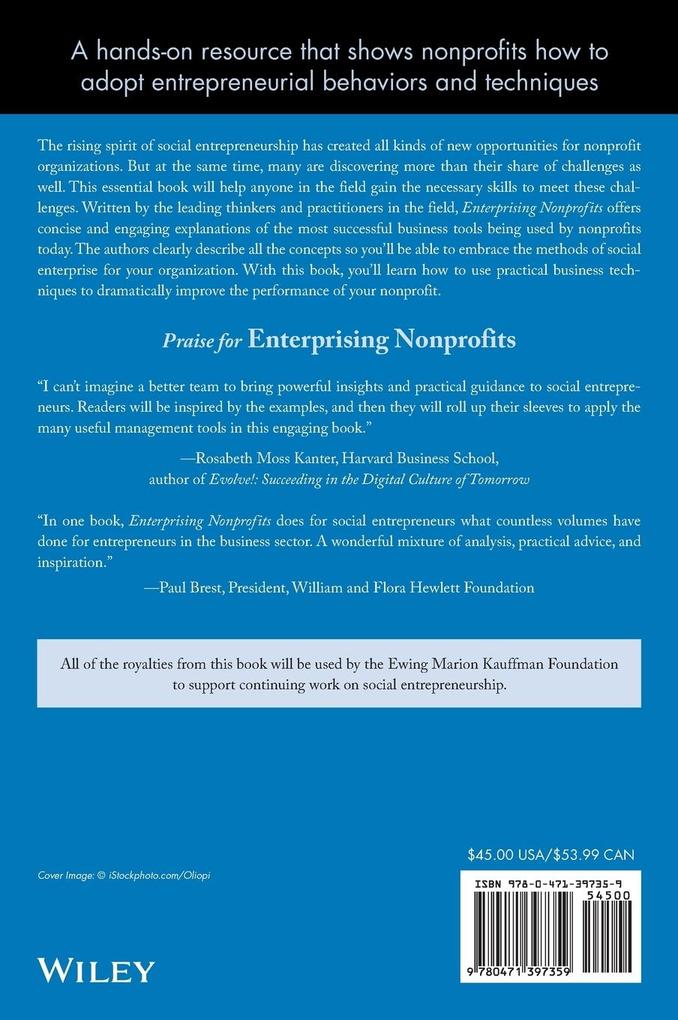 Weitere Ansicht: Enterprising Nonprofits | Emerson, Economy, Dees
