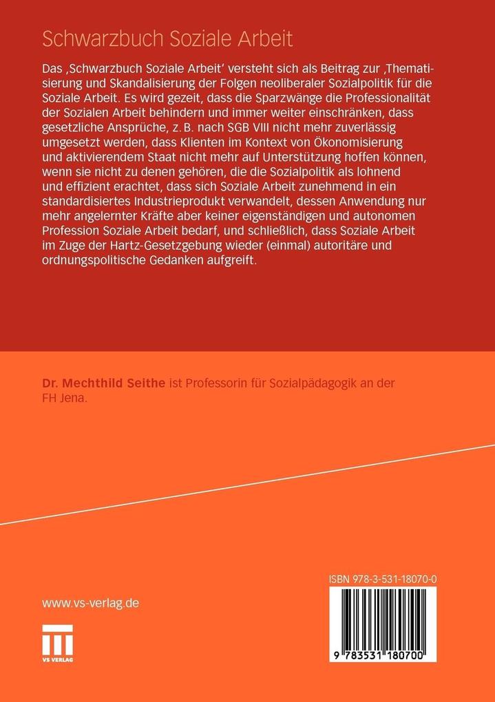 Weitere Ansicht: Schwarzbuch Soziale Arbeit | Mechthild Seithe