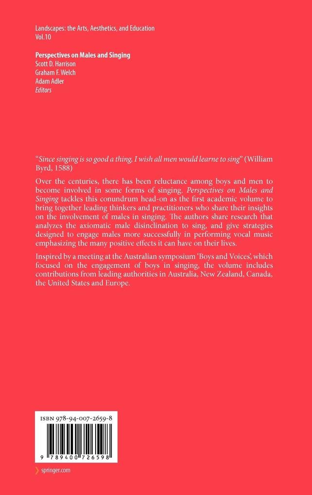 Weitere Ansicht: Perspectives on Males and Singing