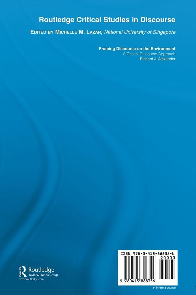 Weitere Ansicht: Framing Discourse on the Environment | Richard Alexander
