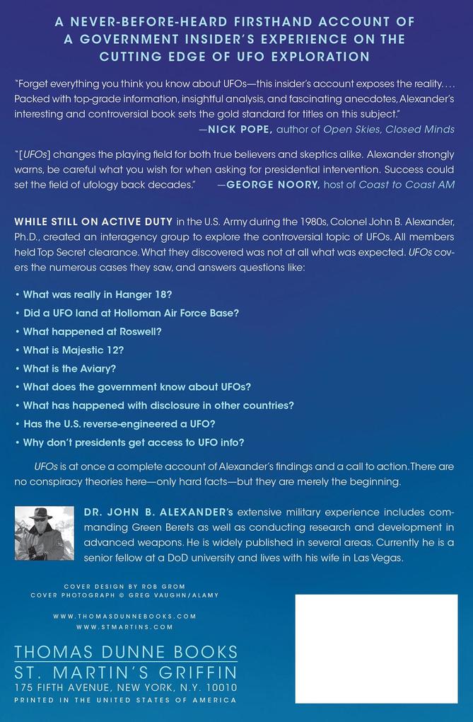 Weitere Ansicht: UFOS | John B. Alexander