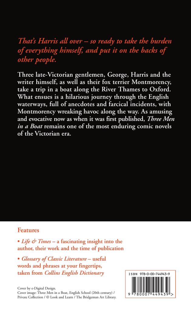 Weitere Ansicht: CLASSICS THREE MEN IN A BOAT | Jerome K. Jerome