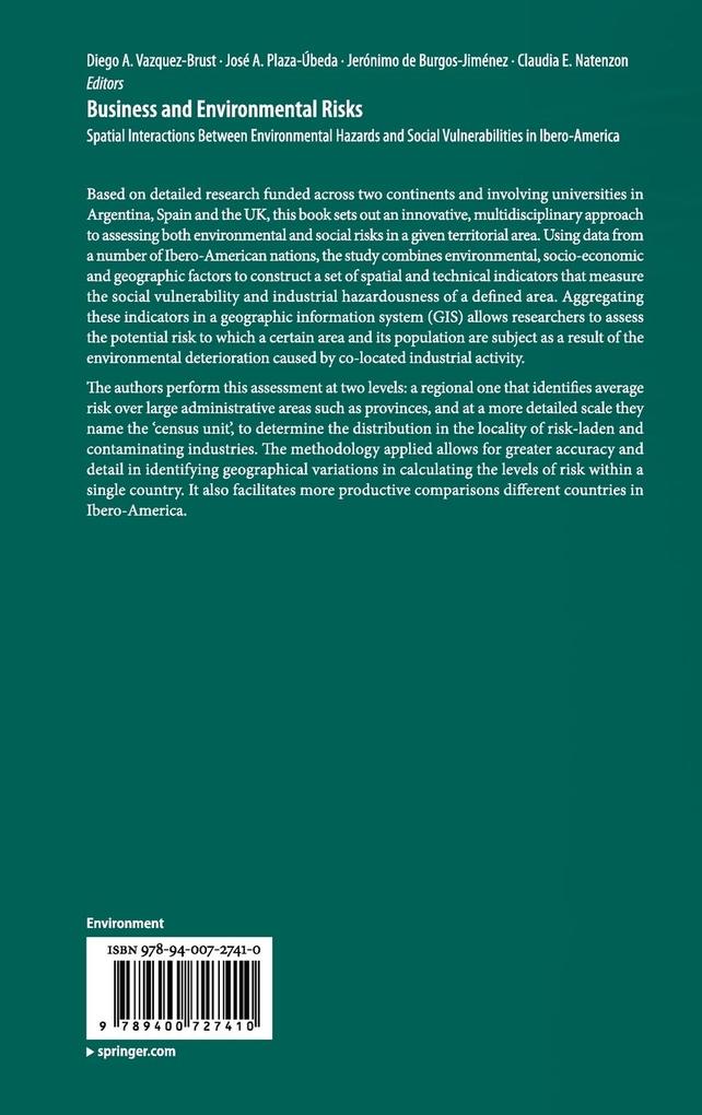 Weitere Ansicht: Business and Environmental Risks