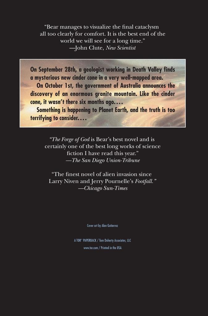 Weitere Ansicht: The Forge of God | Greg Bear