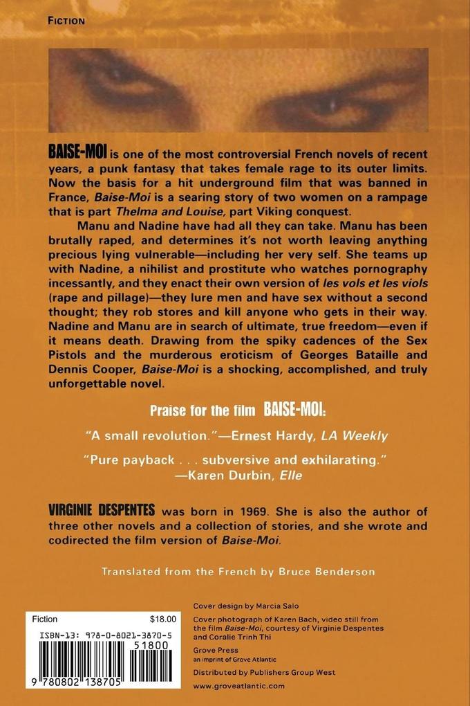Weitere Ansicht: Baise-Moi (Rape Me) | Virginie Despentes