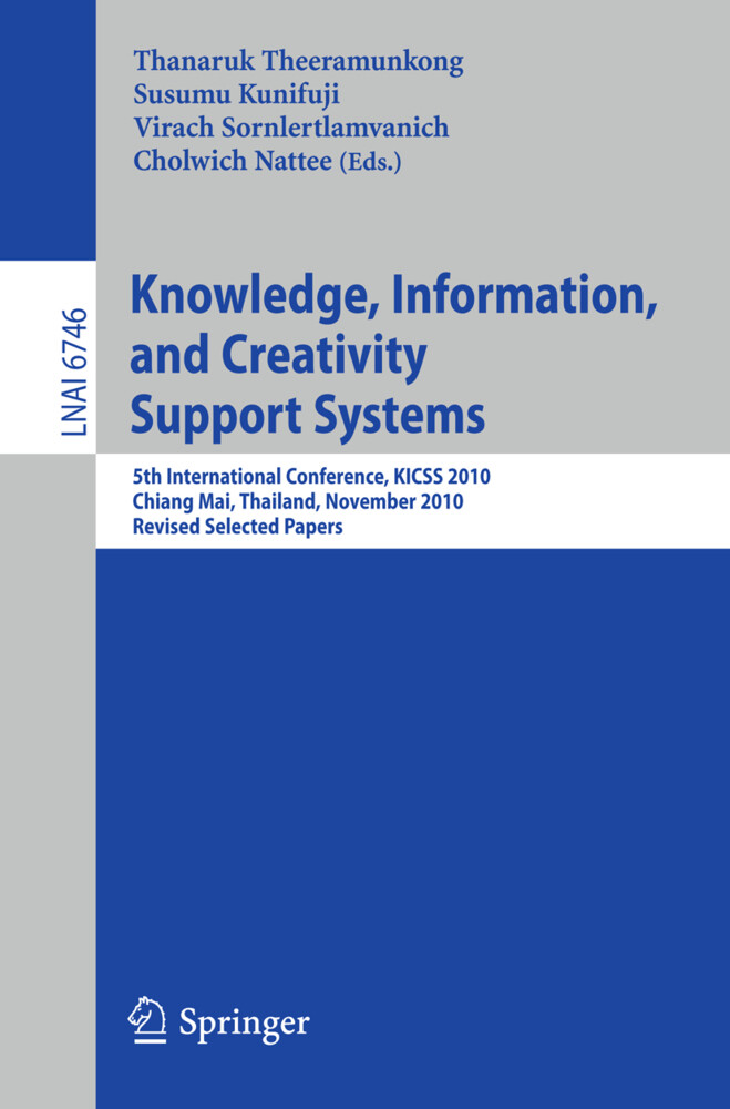Knowledge, Information, and Creativity Support Systems als Buch (kartoniert)