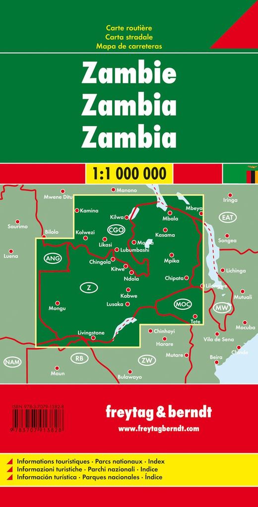Weitere Ansicht: Sambia 1 : 1 1 000 000