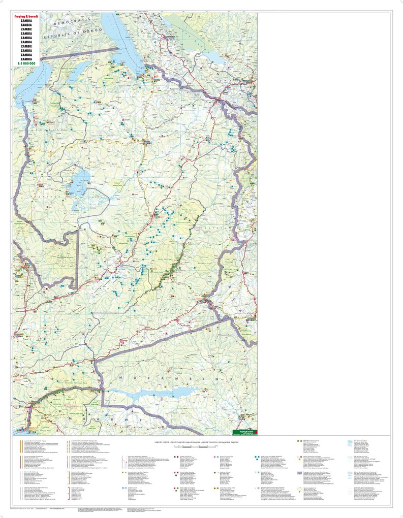 Weitere Ansicht: Sambia 1 : 1 1 000 000