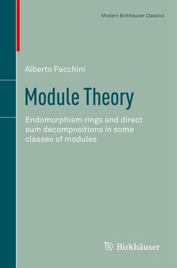Produktbild: Module Theory | Alberto Facchini