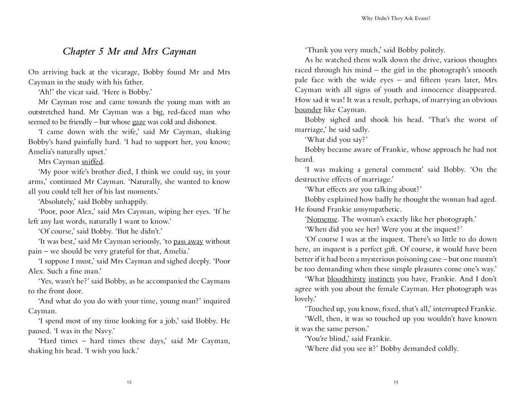 Weitere Ansicht: Why Didn't They Ask Evans? | Agatha Christie