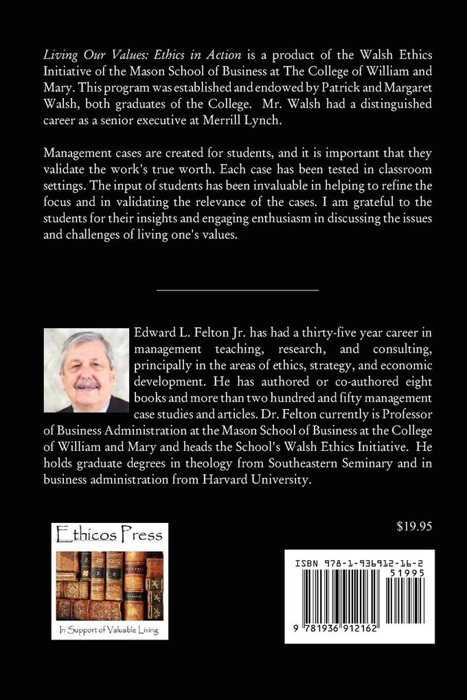 Weitere Ansicht: Living Our Values | Edward L. Felton