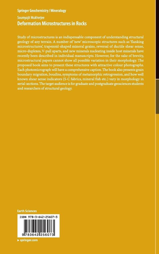 Weitere Ansicht: Deformation Microstructures in Rocks | Soumyajit Mukherjee