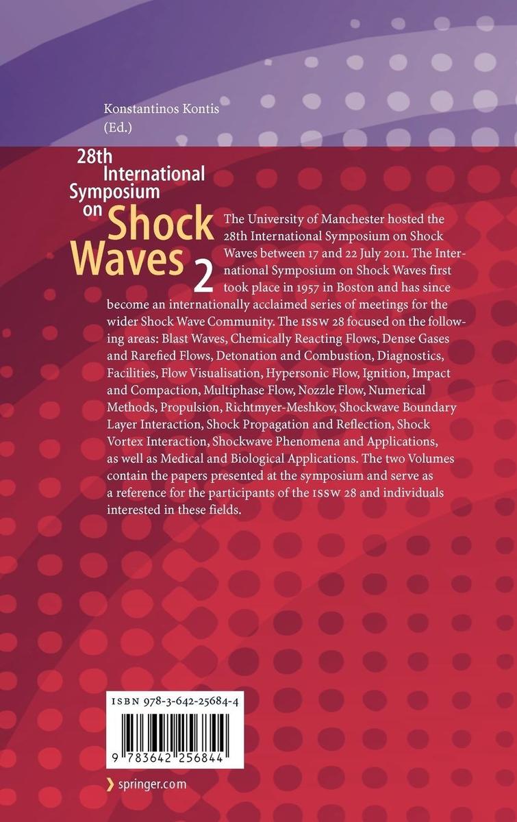 Weitere Ansicht: 28th International Symposium on Shock Waves