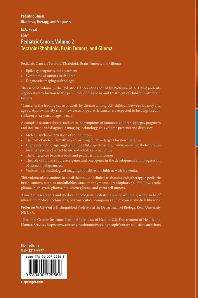 Weitere Ansicht: Pediatric Cancer, Volume 2